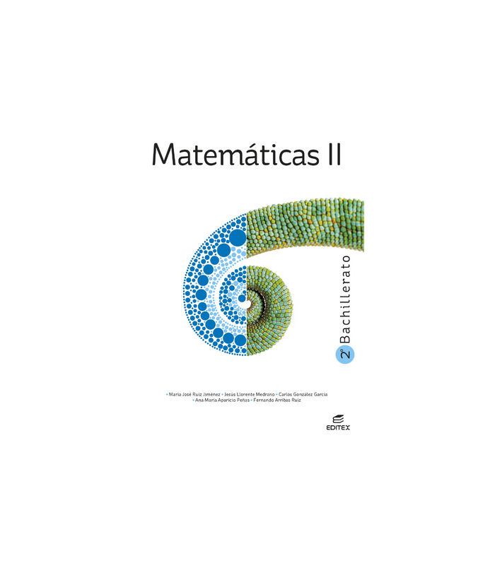 Matemáticas II 2º Bachillerato 2023 LOMLOE BlinkShop