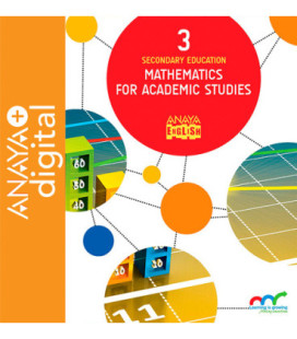 Mathematics for Academic Studies 3. Secondary. Anaya + digital