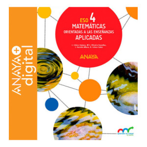 Timor Oriental Cha Incierto Matemáticas orientadas a las Enseñanzas Aplicadas 4. ESO. Anaya + digital -  BlinkShop
